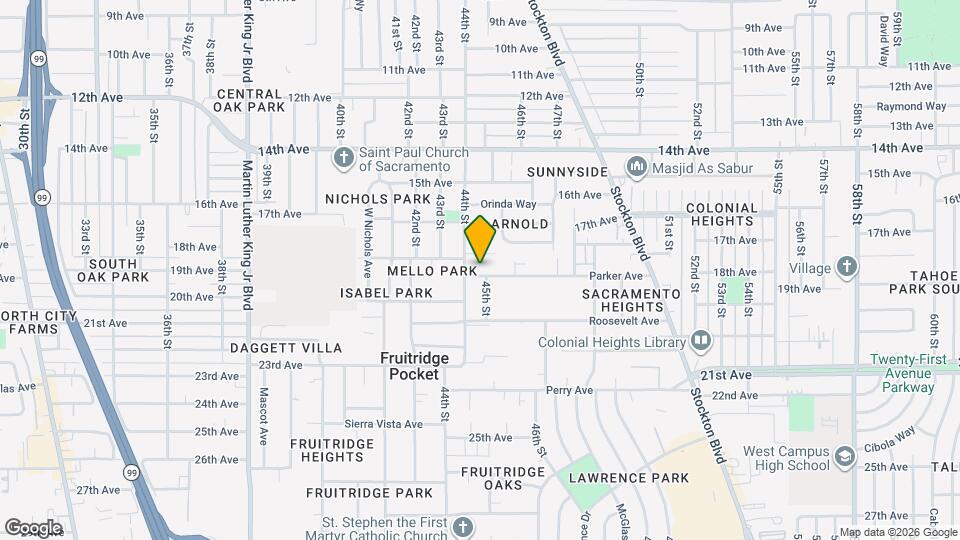 4413 Parker Ave Map and Location Details