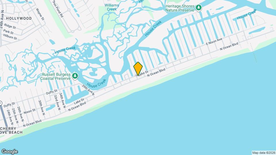 4501 N Ocean Blvd Map and Location Details