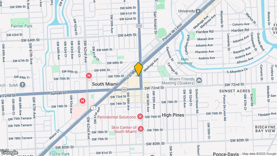 5781 SW 72nd St Map and Location Details