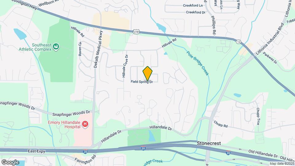 2640 Field Spring Dr Map and Location Details