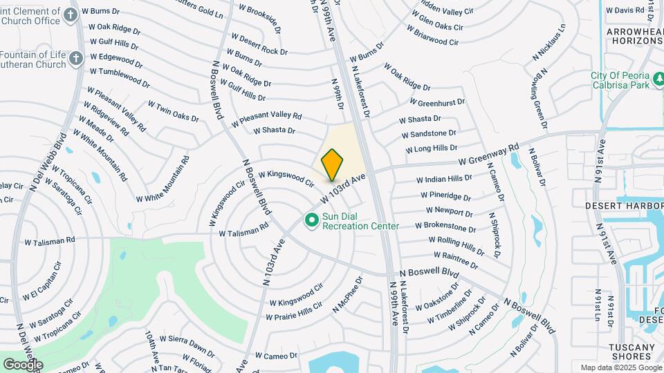 10303 W Prairie Hills Cir Mapa y Detalles de la Ubicación