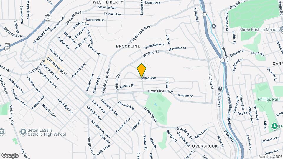 1320 Milan Ave Map and Location Details
