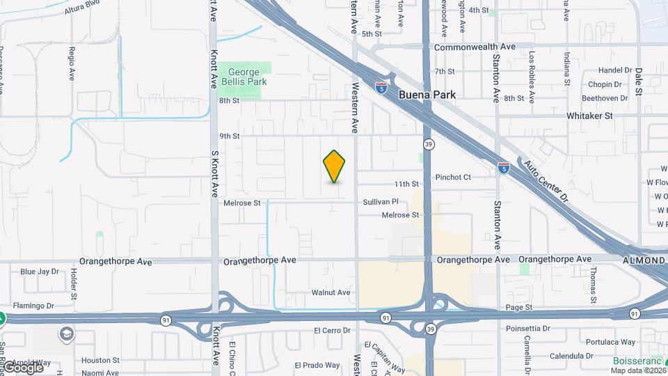 6731 Burnham Ave Map and Location Details