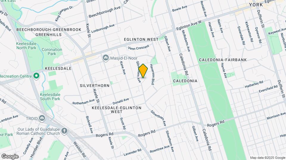 40 Harlton Crescent Map and Location Details