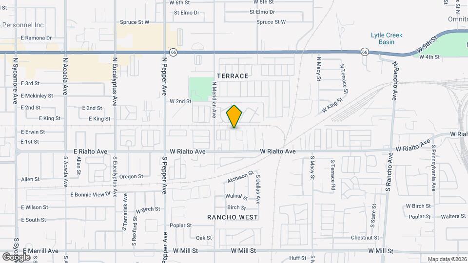 176 N Sutter Ave Map and Location Details