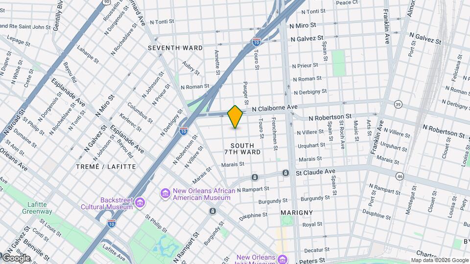 1414 St Anthony St Map and Location Details