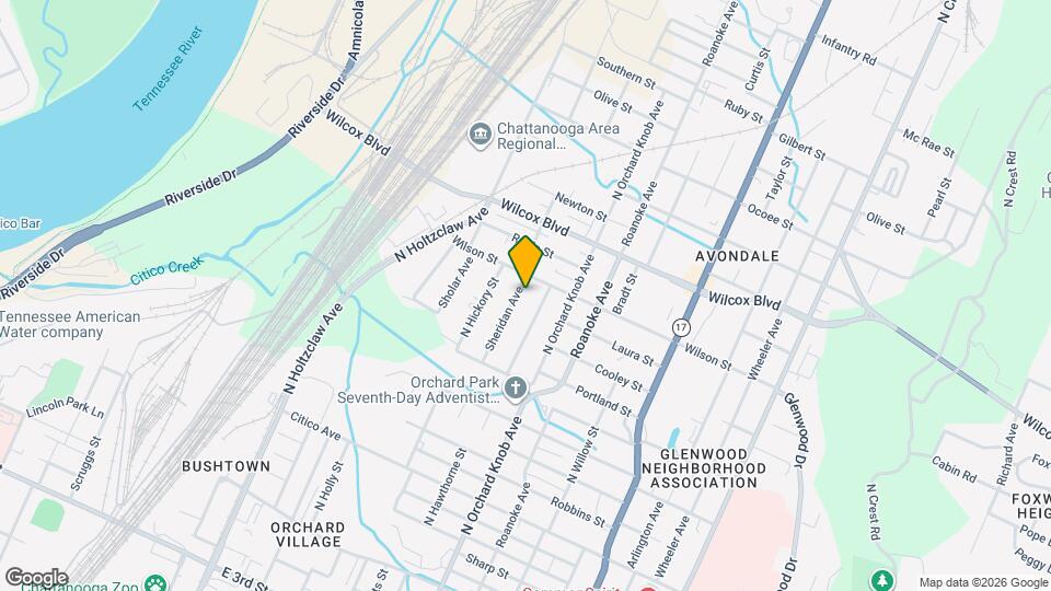 1210 Sheridan Ave Map and Location Details