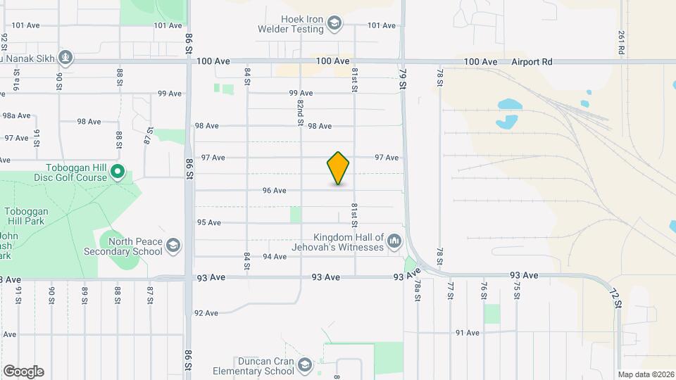 8112-8196 96 Ave Map and Location Details