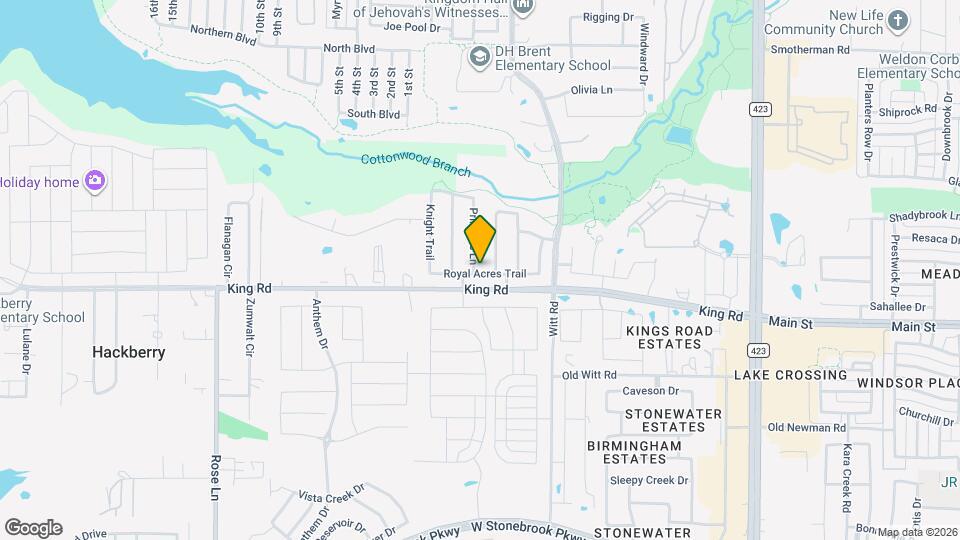 1601 Princess Ln Map and Location Details