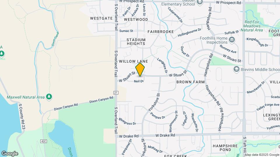 2950 Neil Dr Mapa y Detalles de la Ubicación