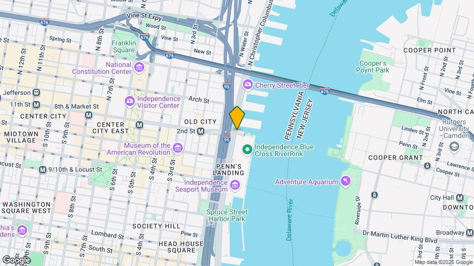 3 N Christopher Columbus Blvd, Unit 212 Mapa y Detalles de la Ubicación