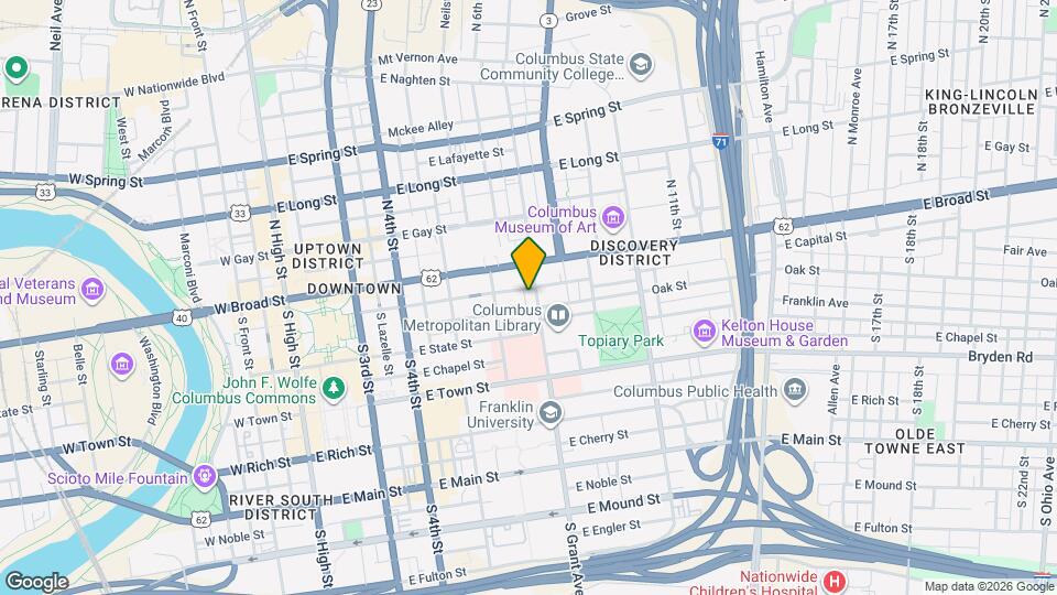 41 S Grant Ave Map and Location Details