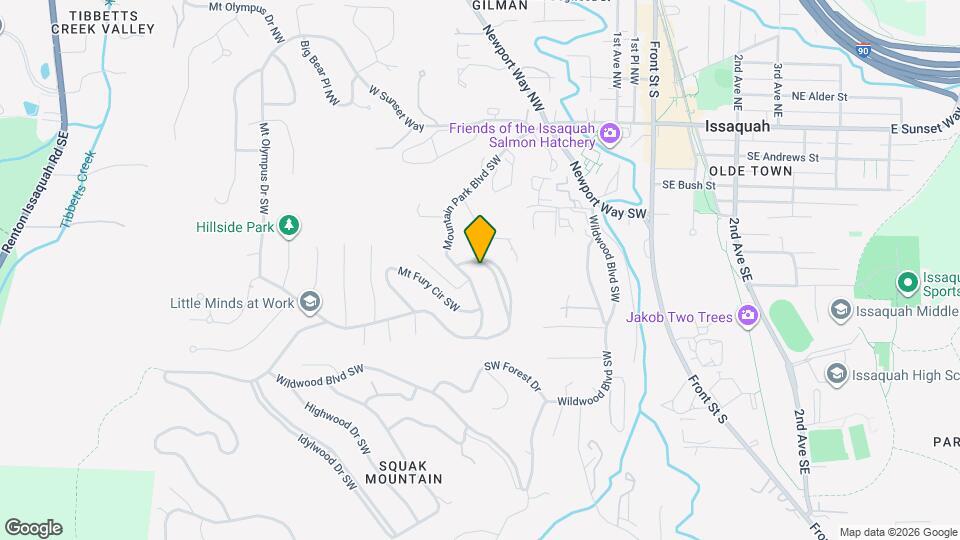 380 Mt Defiance Cir SW Map and Location Details