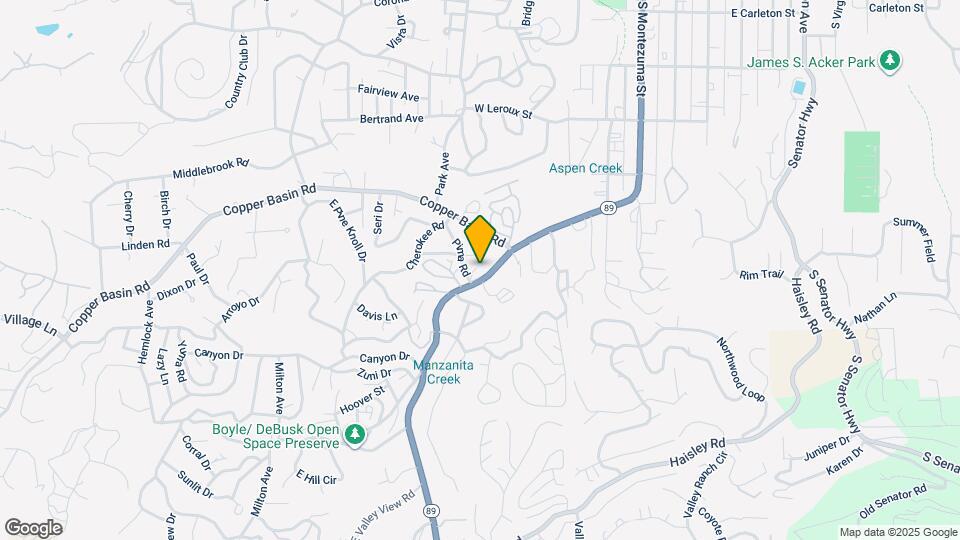 704 Hermosa Rd, Unit B Map and Location Details