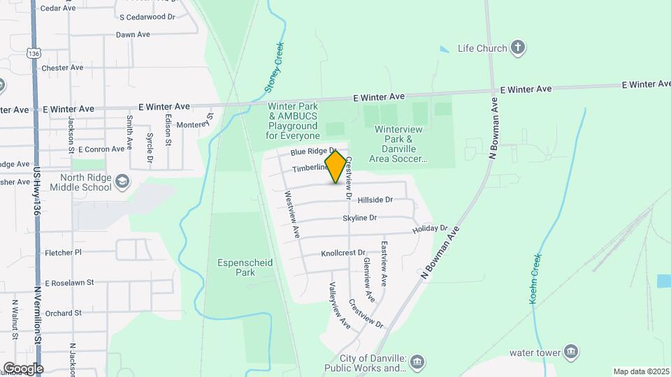 924 Blue Ridge Dr Map and Location Details