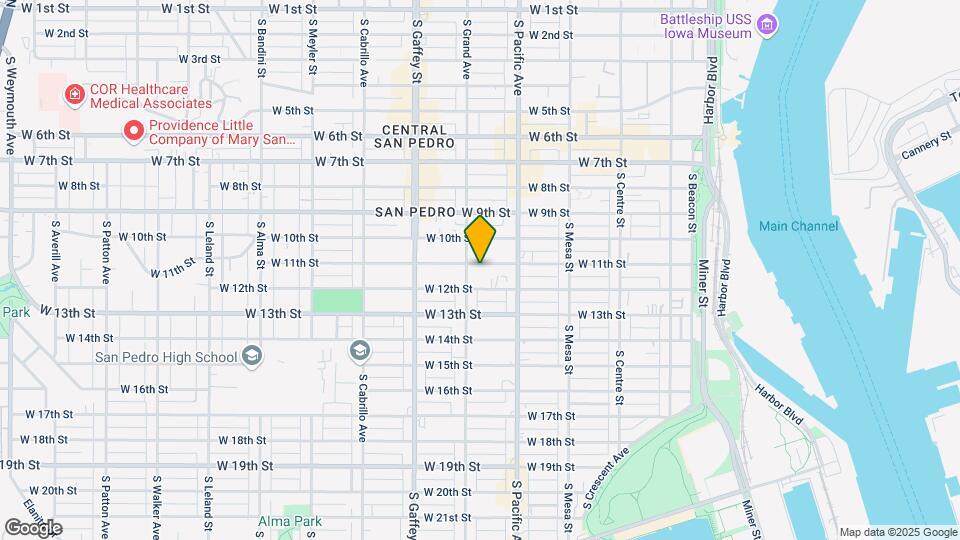 575 W 11th St Map and Location Details