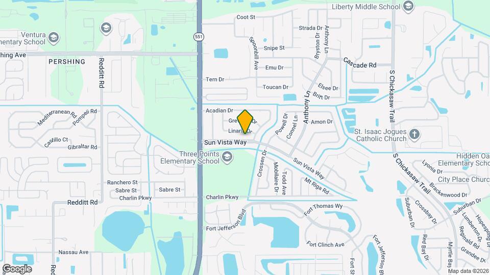 7803 Sun Vista Way Mapa y Detalles de la Ubicación