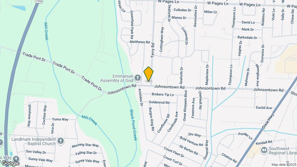 5611 Johnsontown Rd Map and Location Details