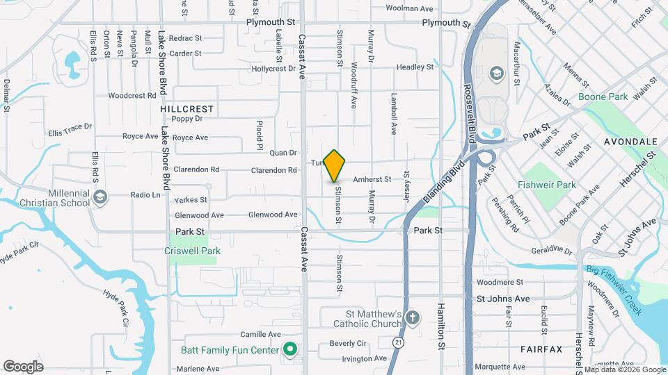 1444 Stimson St Map and Location Details