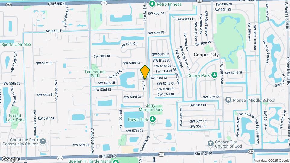 5200 SW 101st Ave Map and Location Details