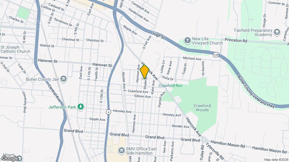 967 Shuler Ave Map and Location Details