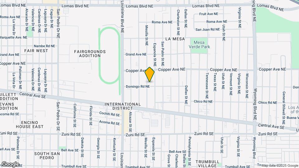 7405 Domingo Rd NE Map and Location Details