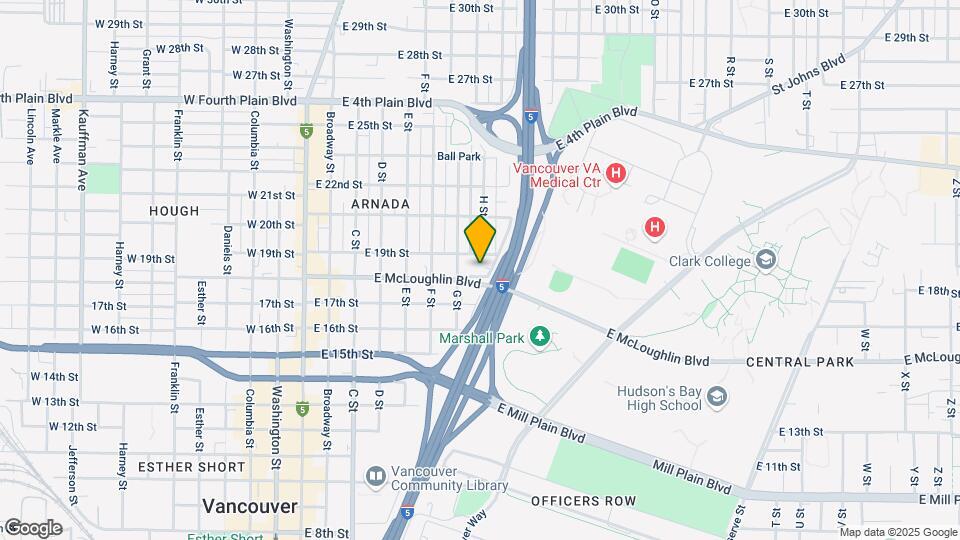 716 E McLoughlin Blvd Map and Location Details