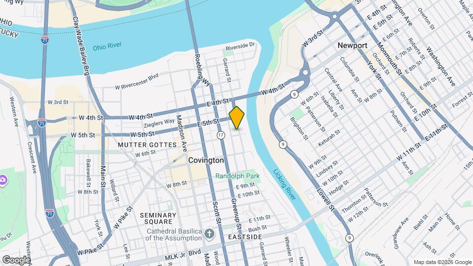 525 Garrard St Map and Location Details