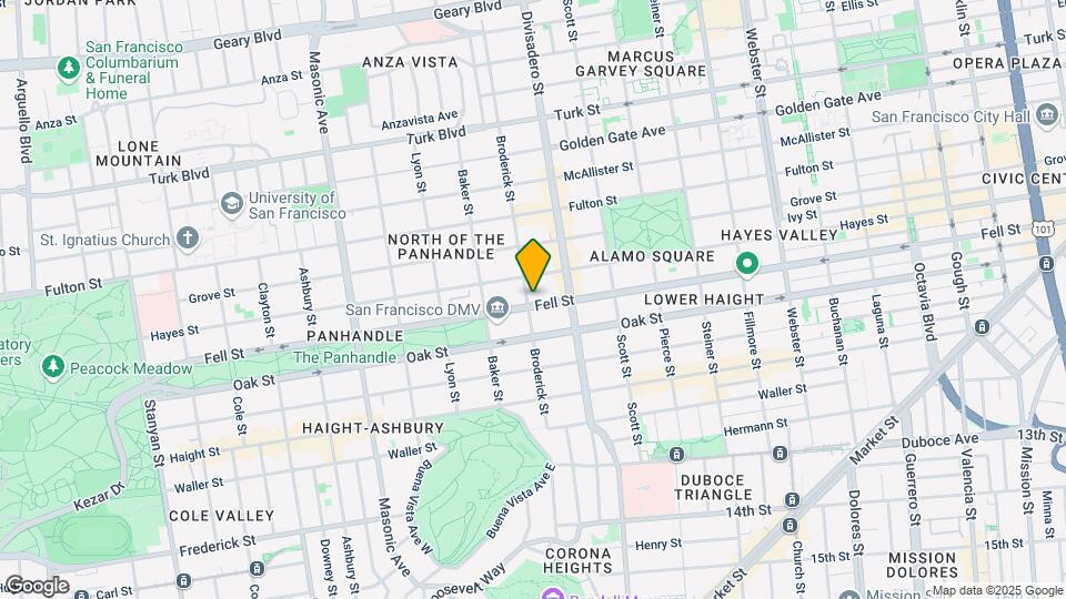 424 Broderick St Mapa y Detalles de la Ubicación