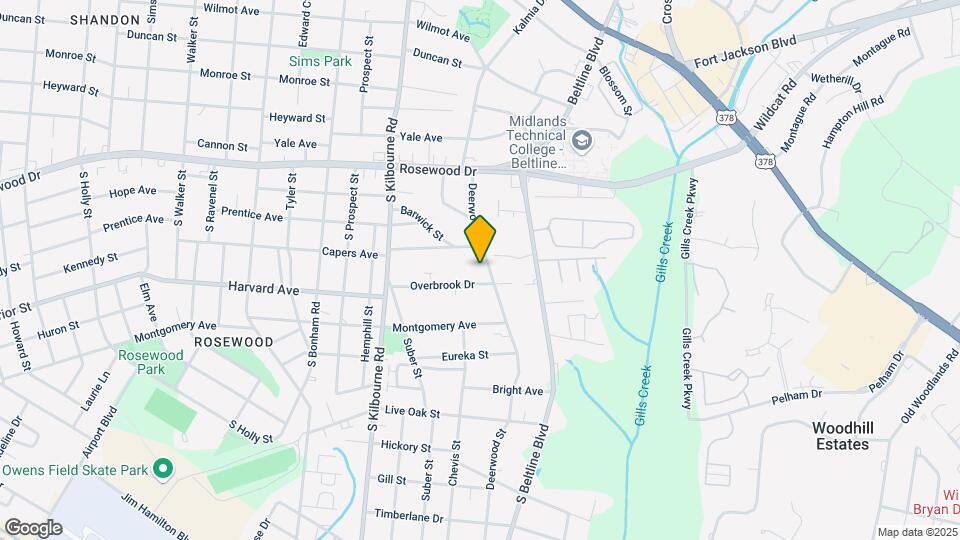 517 Deerwood St Map and Location Details