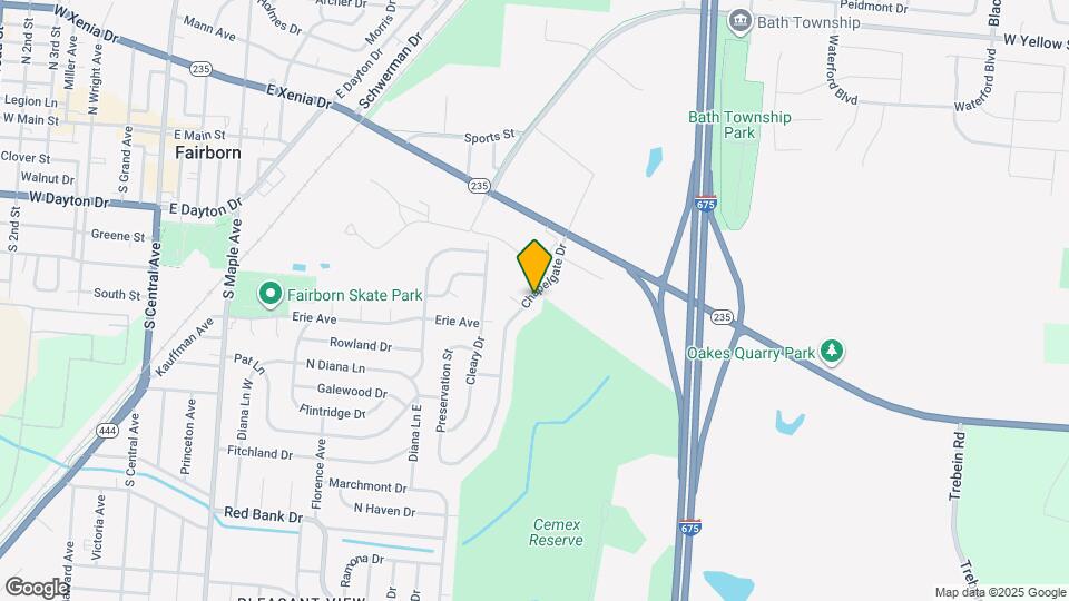 390 Chapelgate Dr Map and Location Details