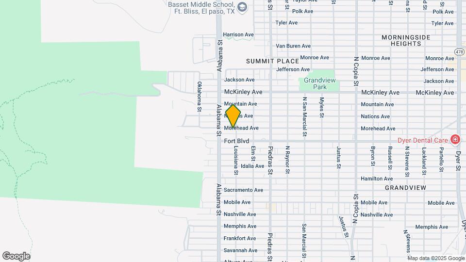 2624 Morehead Ave Mapa y Detalles de la Ubicación