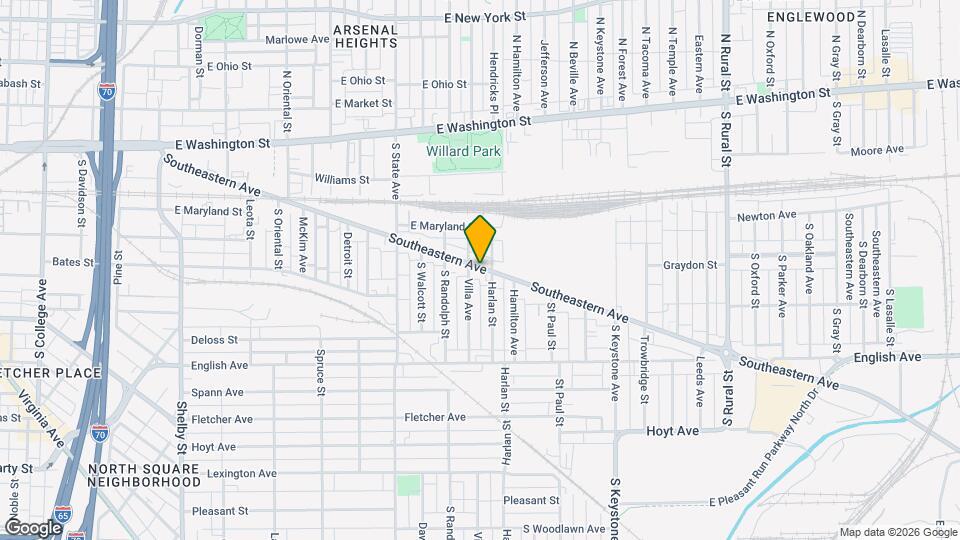 2015 Southeastern Ave, Unit 2015 Mapa y Detalles de la Ubicación