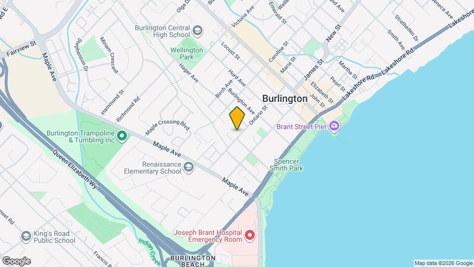 1345 Ontario St Map and Location Details