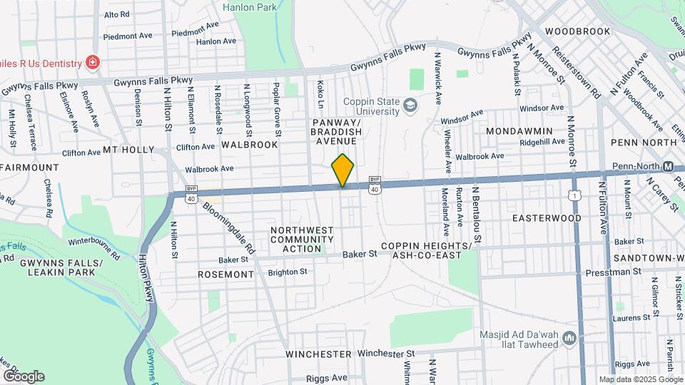 2735 W North Ave, Unit #1 Mapa y Detalles de la Ubicación
