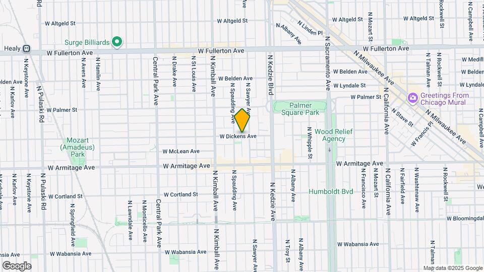3270 W Dickens Ave Map and Location Details