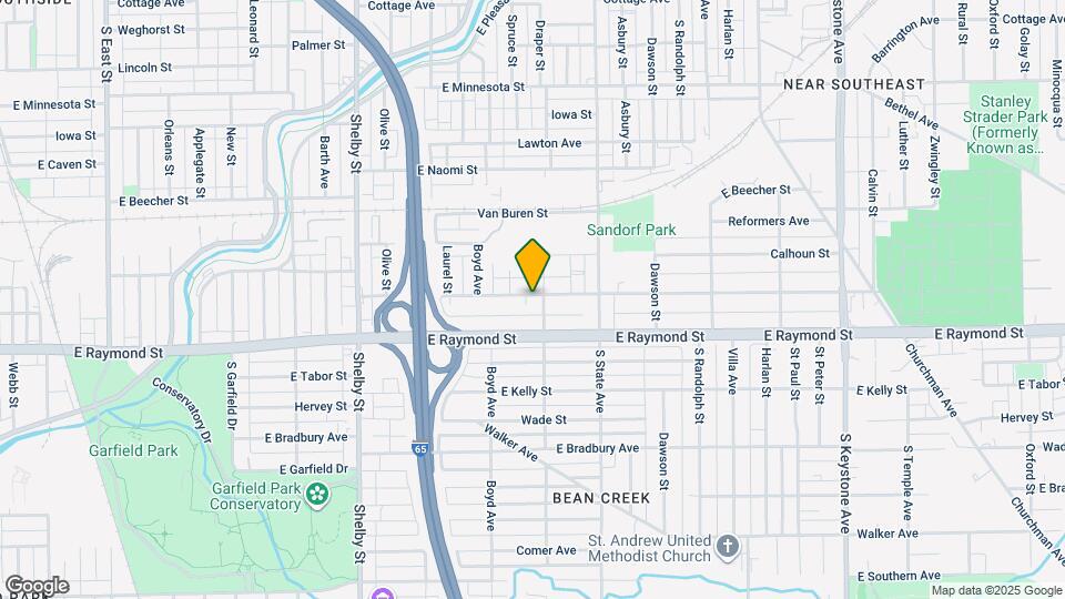 1537 E Legrande Ave Map and Location Details