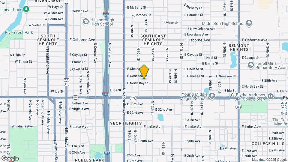 1010 E North Bay St Map and Location Details