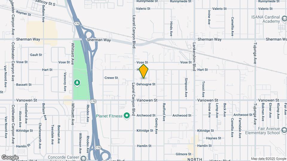 6916 Agnes Ave Map and Location Details