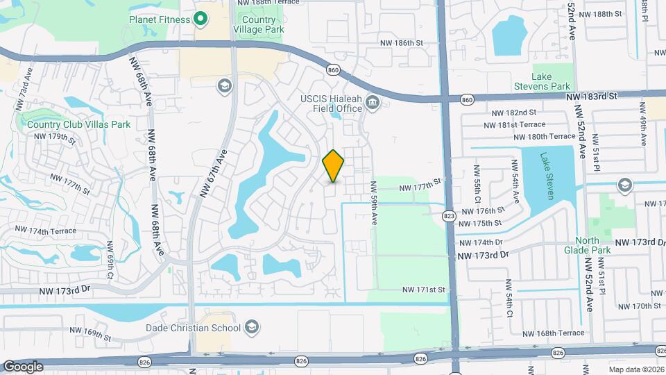 17532 NW 61st Ct N Map and Location Details