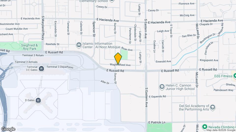 2085 Wagonwheel Ave Map and Location Details