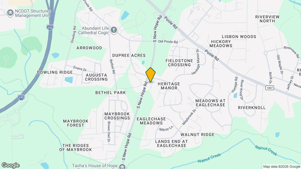 1216 Haybrook Ln Map and Location Details