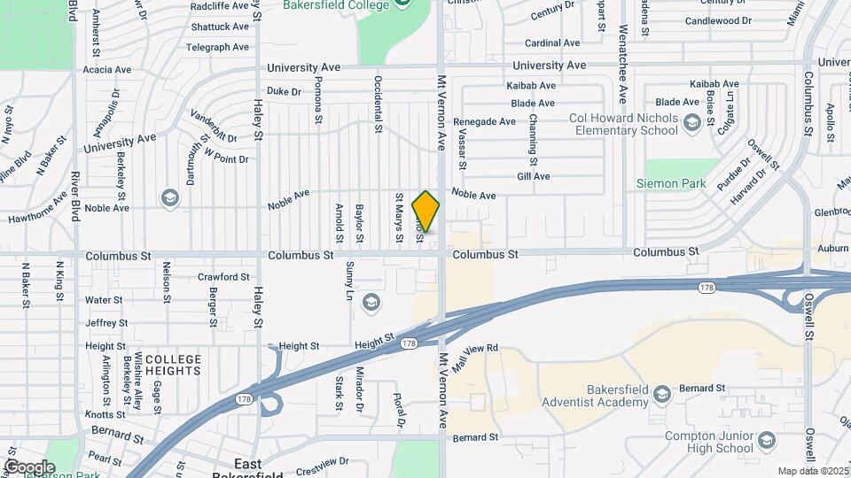 2705 Idaho St Map and Location Details