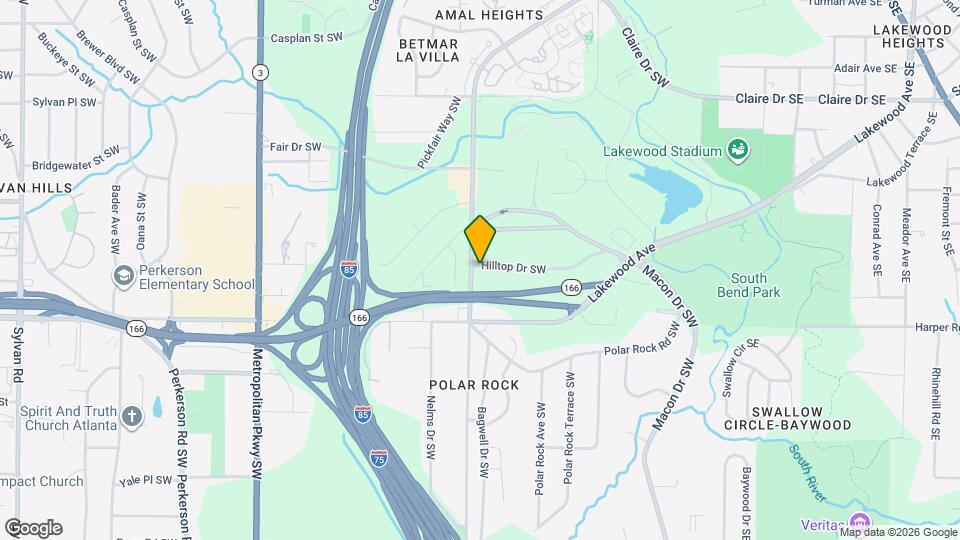 2018 Pryor Rd SW Mapa y Detalles de la Ubicación