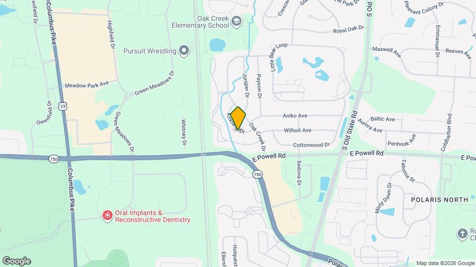 8690 Kirkland Dr Map and Location Details