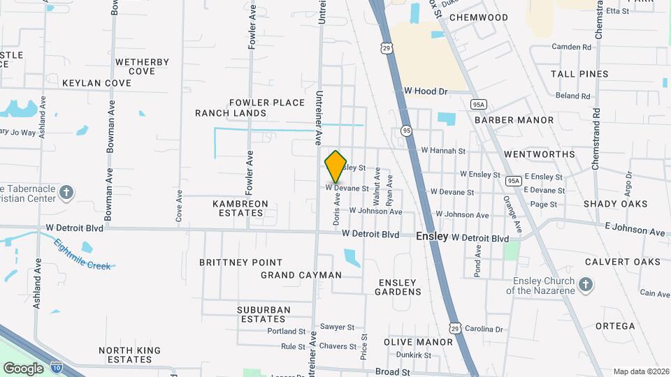 707 W Devane St Map and Location Details
