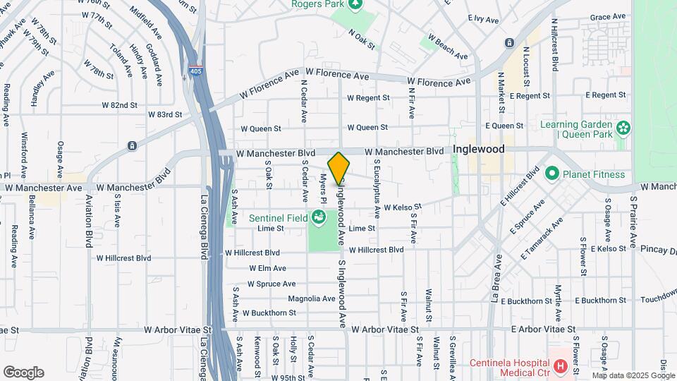 325 S Inglewood Ave Map and Location Details