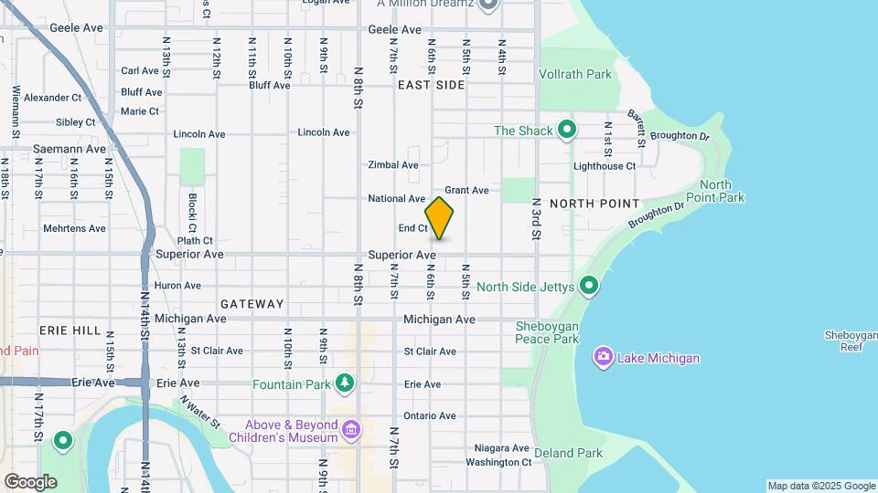 1507 N 6th St Map and Location Details