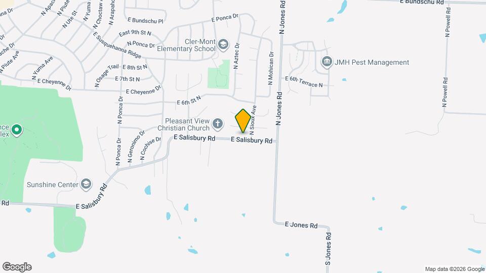19300 E Salisbury Rd Mapa y Detalles de la Ubicación