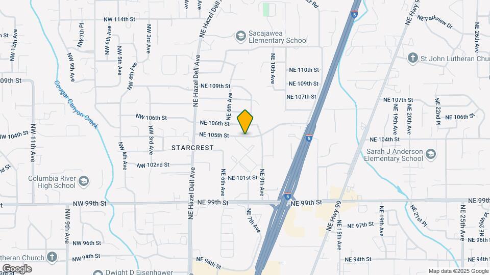 708 NE 105th St Map and Location Details